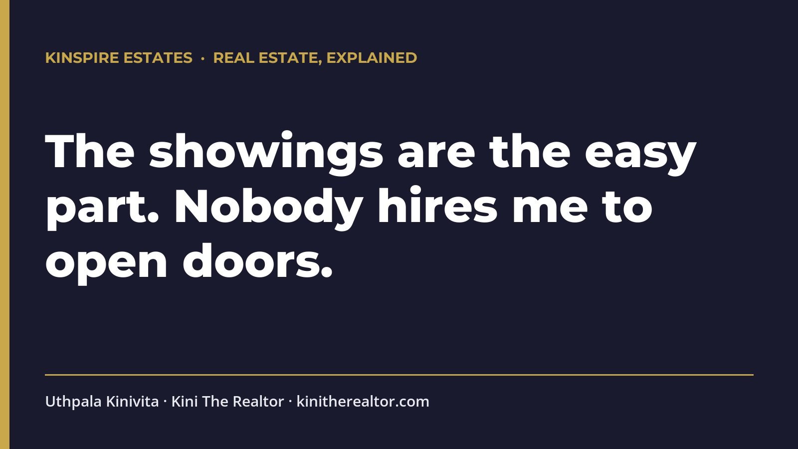 What A Good Agent Actually Does